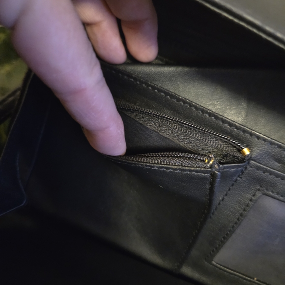 Trendy Blue Kiss Lock Wallet Crossbody Purse Gold Frame Clutch Shoulder Bag - Picture 11 of 16